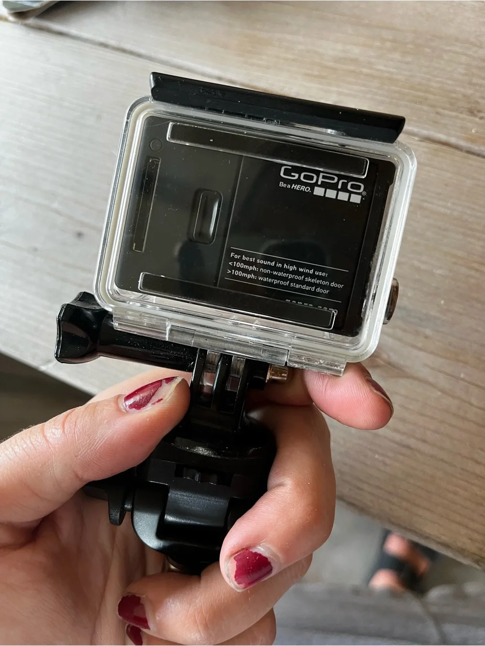 GoPro HERO 3 with Yellow Floating Hand Grip and Black/White Flexible Tripod